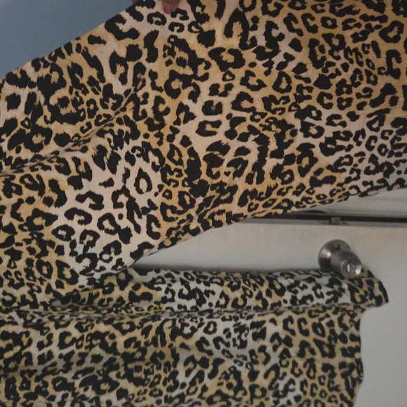 Leopard Print Wide Pant - Picture 5 of 5